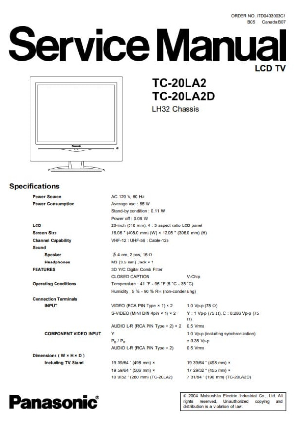 LH32_TC-20LA2, TC-20LA2D